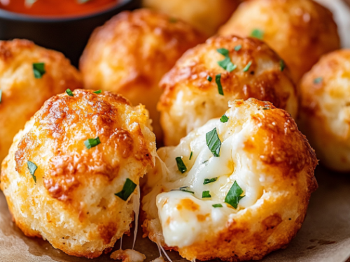 Gooey Mozzarella Biscuit Bombs