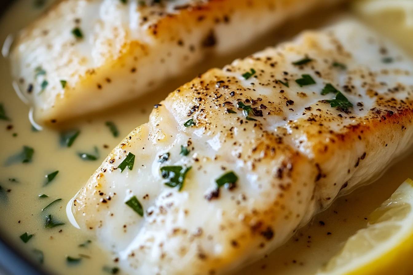 Fish with White Wine Sauce Recipe – Quick & Elegant Dish