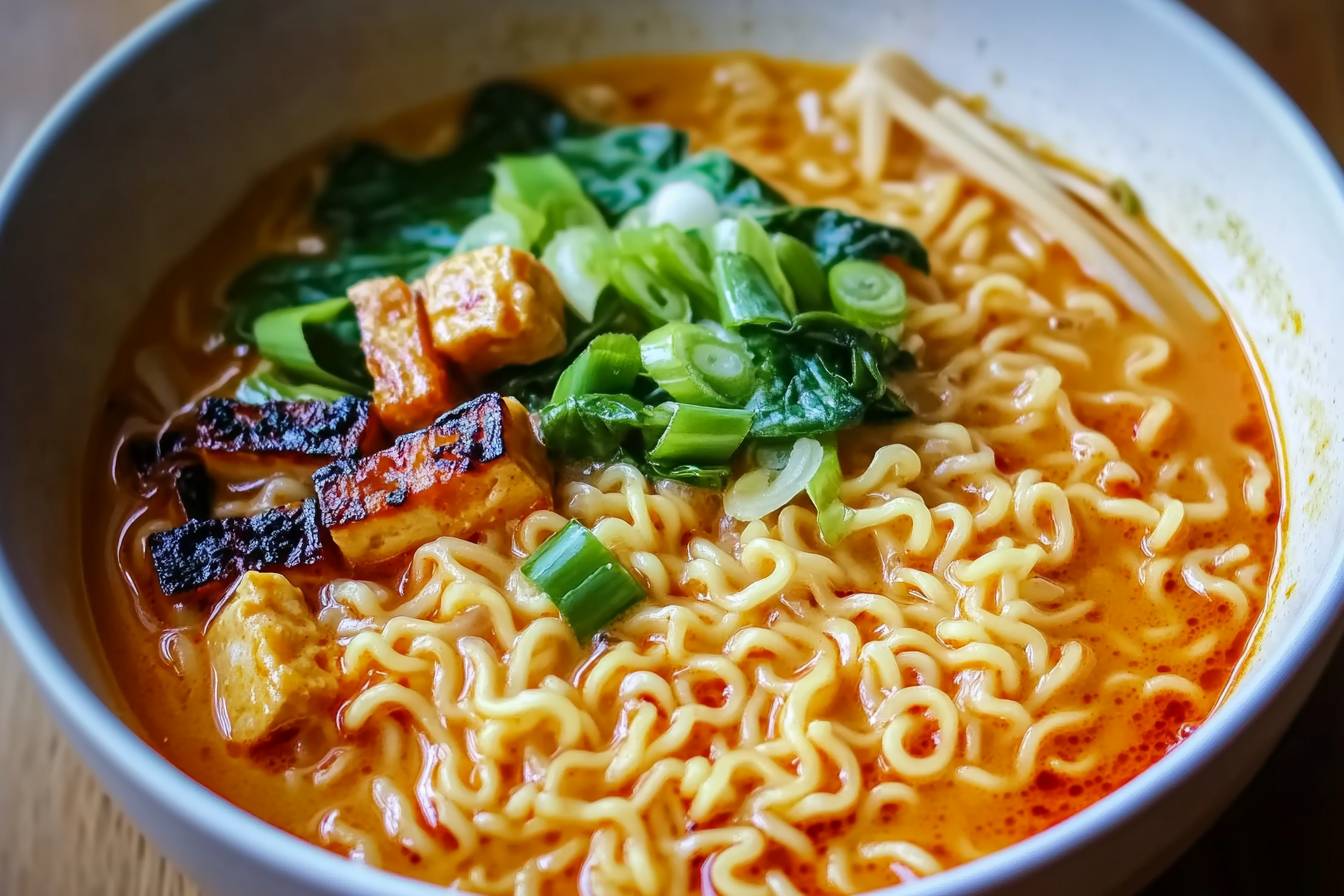 Spicy Coconut Curry Ramen – Easy Recipe